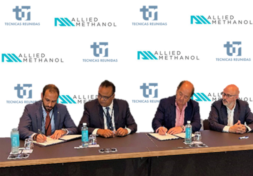 Allied Methanol and Técnicas Reunidas Signing Agreement